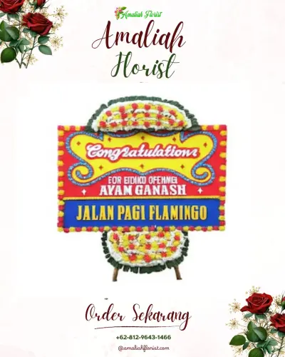 Bunga Papan Congratulation di Akesai